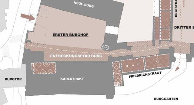 Historische Zonen der Grazer Burg werden revitalisiert Graz