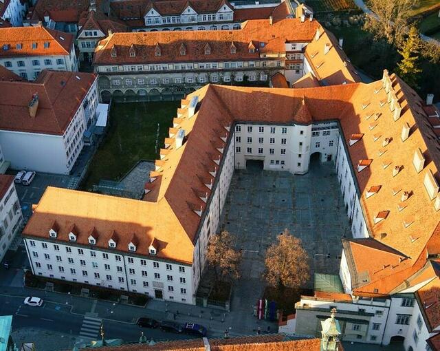 Teile der Grazer Burg werden nun revitalisiert. | Foto: DronePix (Visuals)