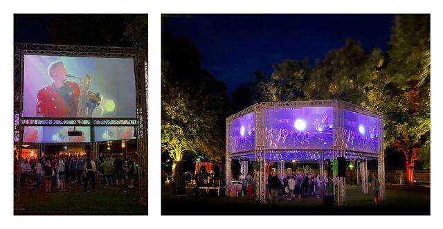 halle2 lud zu Oktophon im Schlosspark in Wieselburg. | Foto: Elisabeth Pramreiter