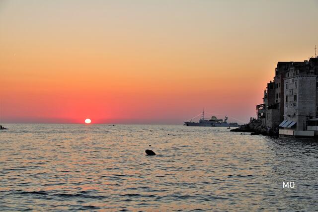 Sonnenuntergang, Rovinj, Kroatien