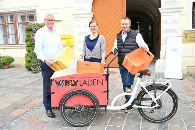 Bürgermeister Thomas Steiner mit den Gemeinderäten Anja Haider-Wallner und Gerald Hicke. | Foto: Eisenstadt