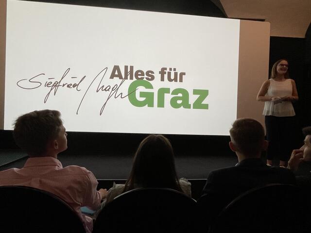 "Alles für Graz" lautet der Wahlslogan der Grazer Volkspartei. | Foto: KK