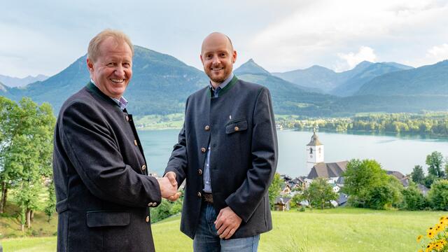 Spitzenkandidat Franz Baier (links) und SPÖ-Fraktionsobmann Andreas Limbacher. | Foto: Chris Gütl