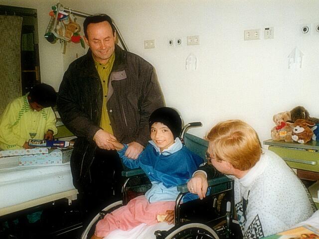 Matha Buddin, das allerste von im Herbst-Winter 1992, uns bei den Barmherzigen Schwestern in Linz betreute Kind.