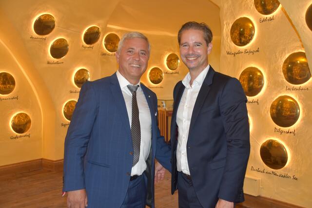 Richard Woschitz und Reduce-Geschäftsführer hatten gut lachen. | Foto: Michael Strini