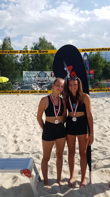 Platz drei: Pötzelsberger/Schild | Foto: Foto: Volleyboi Zell