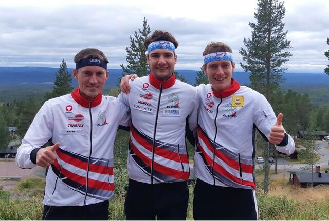 Platz 7 gab es in der Staffel: Gernot Ymsén, Mathias Peter, Robert Merl | Foto: Ymsén