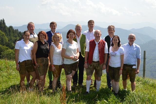 Ehrengäste am oö. Almwandertag im Steyrtal | Foto: LK Kirchdorf/Steyr