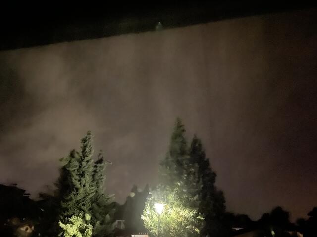 Die Unwetterfront über Amstetten. | Foto: Leitsberger