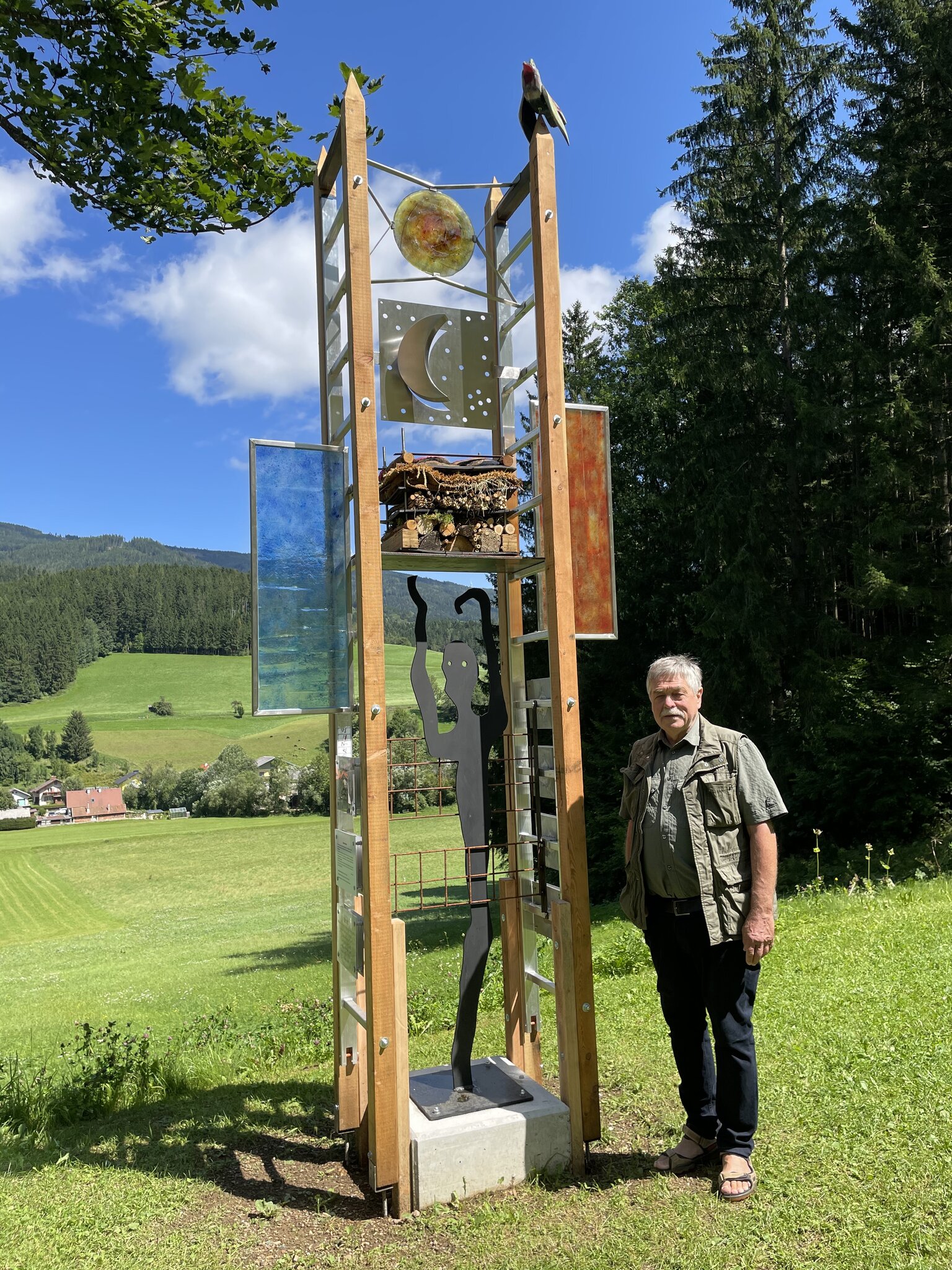 Stanzer Sonnenweg Franz Krammer und seine Sonnensäule Mürztal