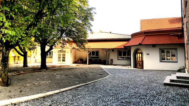Herrlicher Gastgarten.