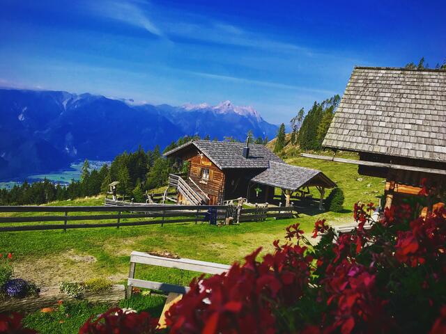 Von der Griebitsch Alm genießt man einen tollen Blick hinaus ins Obere Drautal. | Foto: Seppi