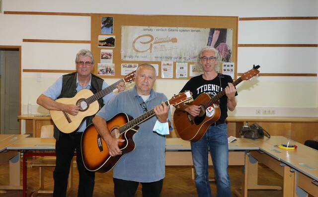 Manfred Schusser (Franchiesnehmer/Kursleiter), Arthoro Franco und Hartmut "Barney" Mälzer | Foto: Manfred Schusser