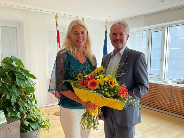 Claudia Andre ist neue ZA-Vorsitzende der NÖ Landeslehrer. Hat einige Jahre in Wolkersdorf gewohnt.
 | Foto: LT-Direktion NÖ / Schultes