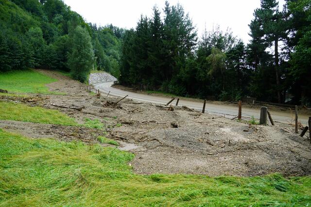 Mehrere Muren sind auf die Straße zwischen St. Johann und Großarl niedergegangen.  | Foto: Julia Hettegger