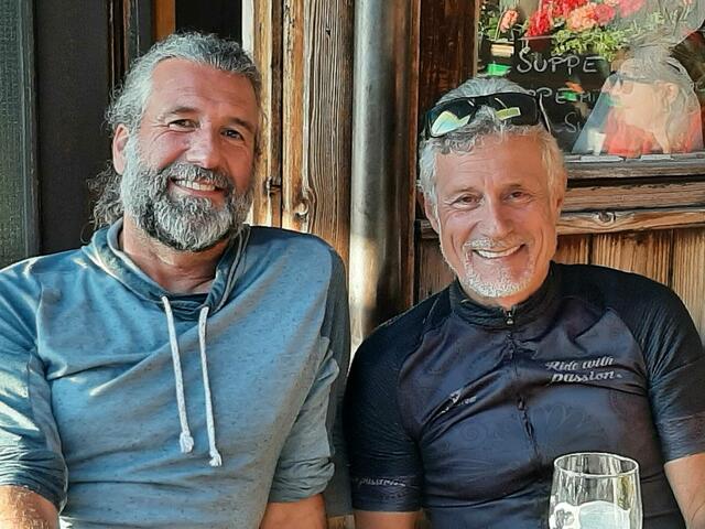 Stefan Egg und Gerhard Kapeller amüsierten sich prächtig. | Foto: Privat