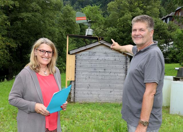 Uwe Berger und Ulrike Königsberger-Ludwig in Lunz | Foto: Anton Heinzl