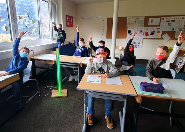Erfolgreiches Pilotprojekt: Die Volksschule Fließ setzte ein kräftiges Zeichen für mehr Atemgesundheit und weniger Aerosole im Klassenzimmer. 
 | Foto: www.lufti.org