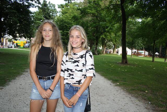 Strahlten: Laura und Lilly  | Foto: RMK