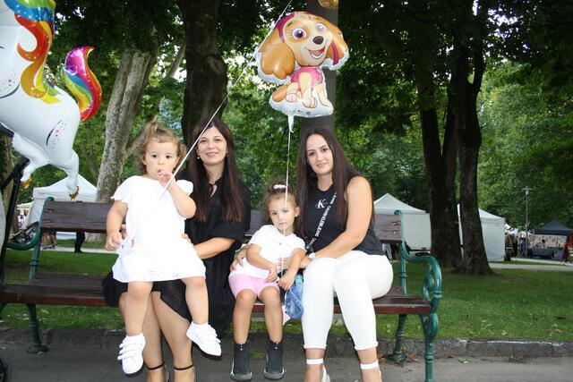 Verbrachten schöne Stunden in Spittal: Danijela mit Lara und Matea mit Nicole | Foto: RMK