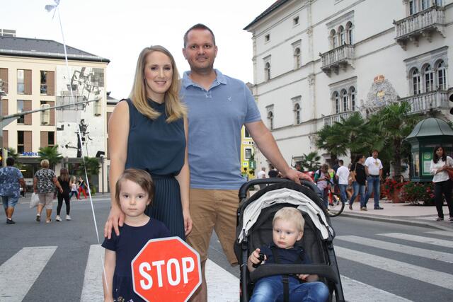 STOP: Familie Pichler aus Seeboden machte Halt in Spittal | Foto: RMK