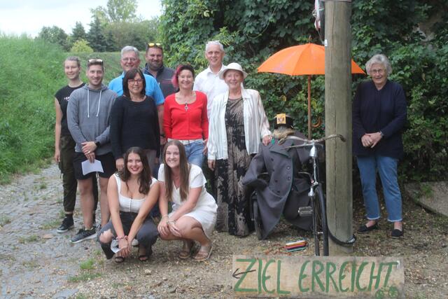 Die Radlerrast Mittergrabern war Schauplatz bei einem Streifzug durch die Geschichte Österreichs | Foto: arbes