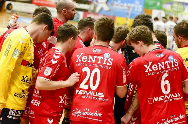 Die HSG-Spieler feierten den ersten Sieg in der Vorbereitung gegen HIB Grosschädl Stahl Graz. | Foto: Fritz Suppan