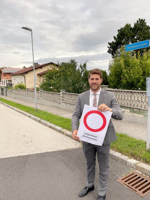 Die Verkehrsberuhigung sowie die Verkehrssicherheit in der Marktgemeinde Hornstein sind Bürgermeister Christoph Wolf ein großes Anliegen. | Foto: Hornstein