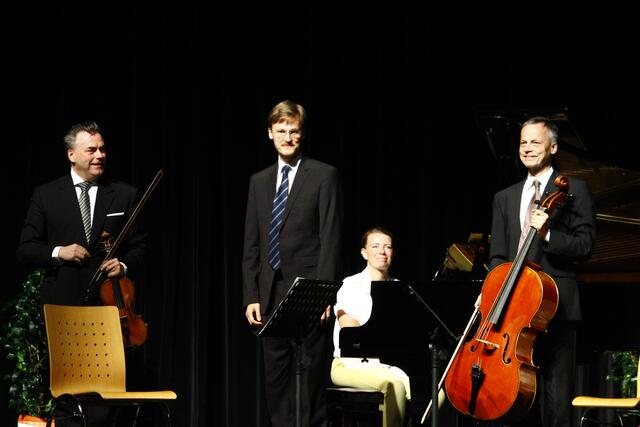 Das Arista Trio spielte bei der Matinee Brahms und Ravel im Forum Kloster in Gleisdorf.