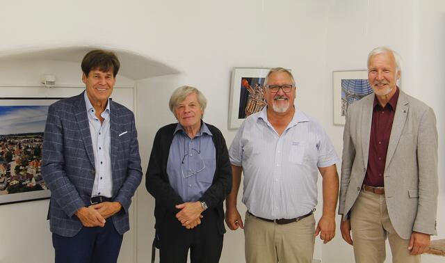 Bürgermeister Franz Angerer, Josef Grünberger, Ferdinand Pichler, Bürgermeister Peter Pichler | Foto: Alois Strauß