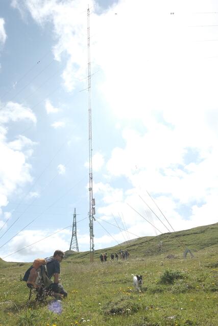Besonders spannend waren die Informationen zum Windmessmasten, der derzeit noch am Windsfeld steht. | Foto: Chris Derringer