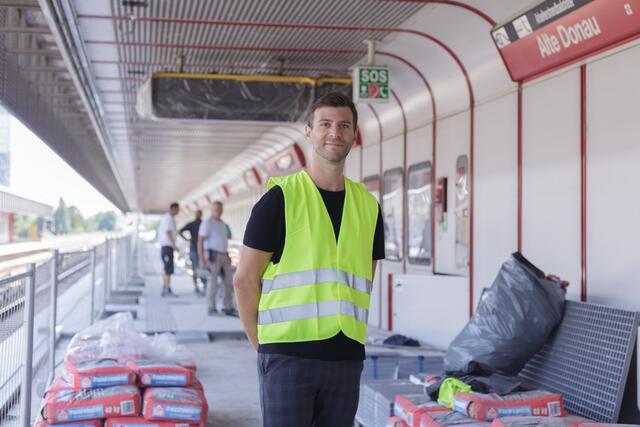 Projektleiter Peter Peternell kümmert sich um die U1-Modernisierung. | Foto: Wiener Linien / Gritsevskaja Alexandra