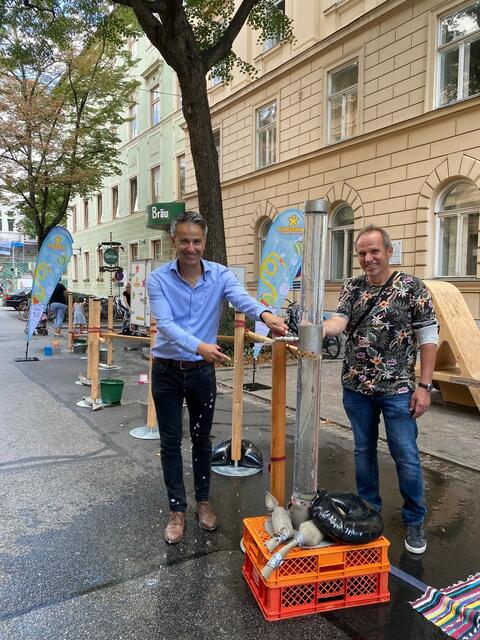 Das Wassermobil ist mit Pumpen und Röhren ausgestattet. | Foto: Büro Hohensinner