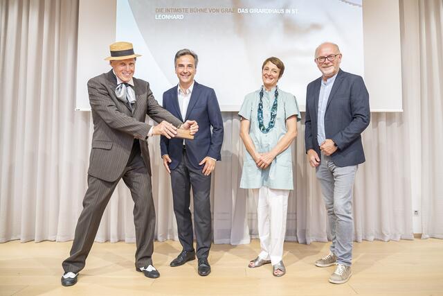 Stellten das neue Konzept vor: Manfred Grössler, Siegfried Nagl und Co. | Foto: Stadt Graz/Fischer