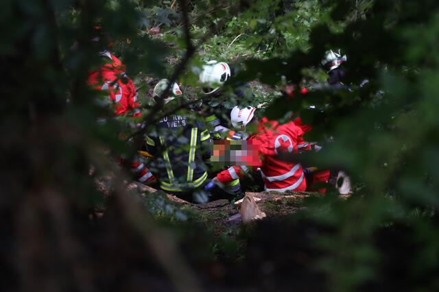 Der Welser wurde befreit und ins Krankenhaus gebracht.