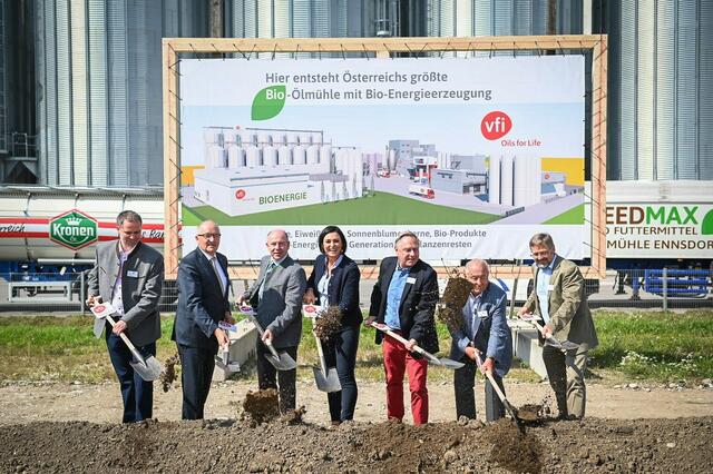 Spatenstich für Bio-Ölmühle mit Bio-Energieerzeugung
