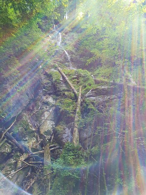 Märchenhafte Stimmungen im zerstäubten Wasser
