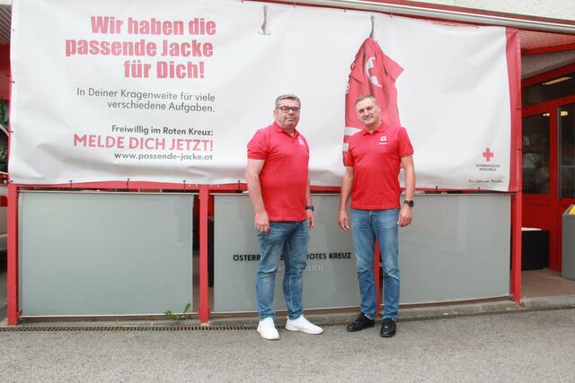 Wolfgang Eisner gemeinsam mit Ansfeldens Bürgermeister Manfred Baumberger. | Foto: Stadtarchiv Ansfelden