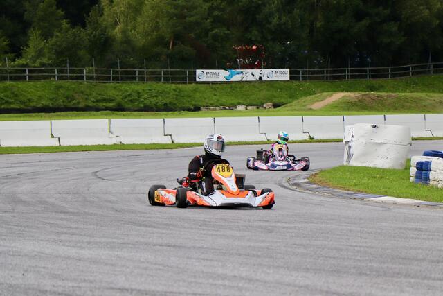 Thomas Grandits fuhr in seinem ersten Kartrennen nur ganz knapp am Stockerlplatz vorbei. | Foto: Alfred Mayer