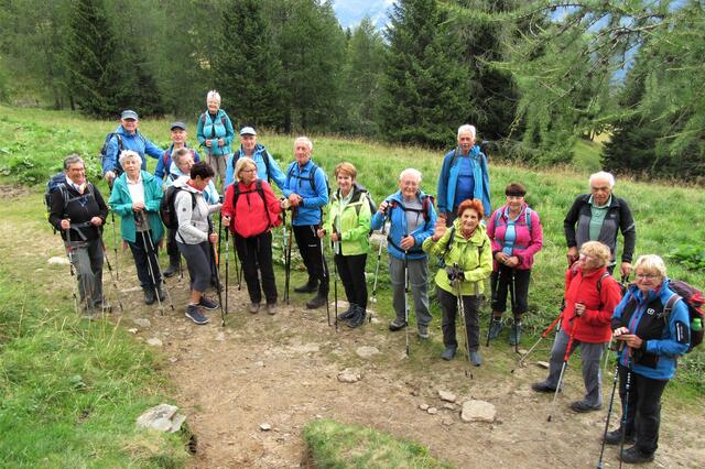 Wandergruppe am Katschberg
