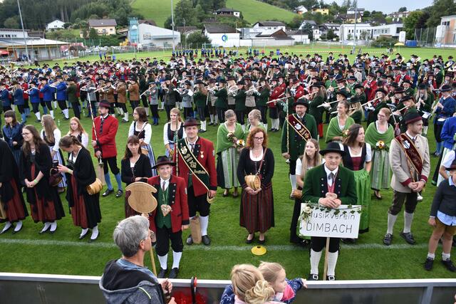 Bezirksmusikfest 2021 in Waldhausen.