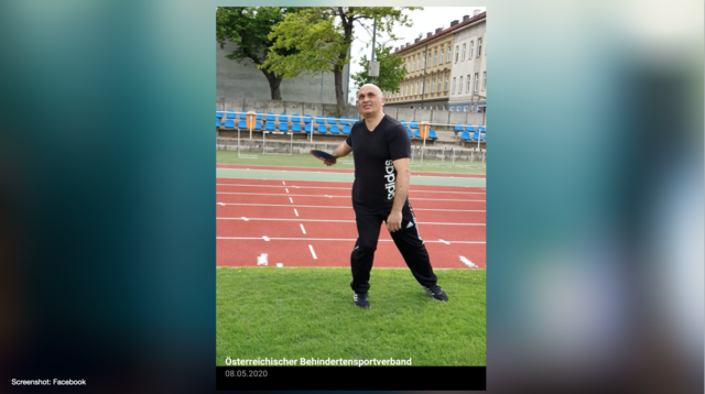 Donnerstag hat Leichtathletik-Routinier Bil Marinkovic seinen großen Auftritt. | Foto: Screenshot: Facebook