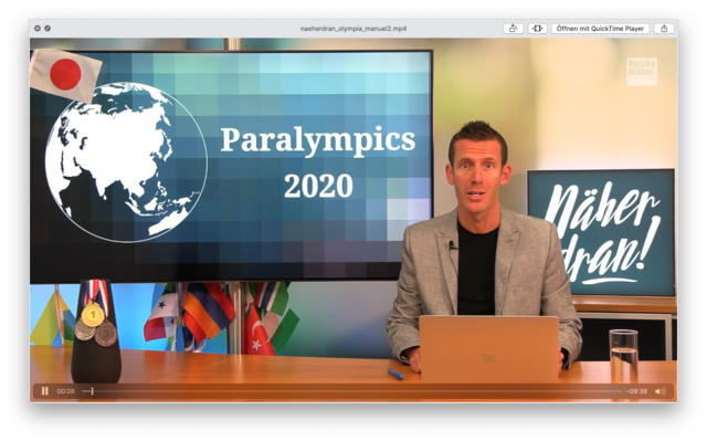 Näher dran, an den Paralympics: Werner Schrittwieser moderiert die Show vom 30.8.