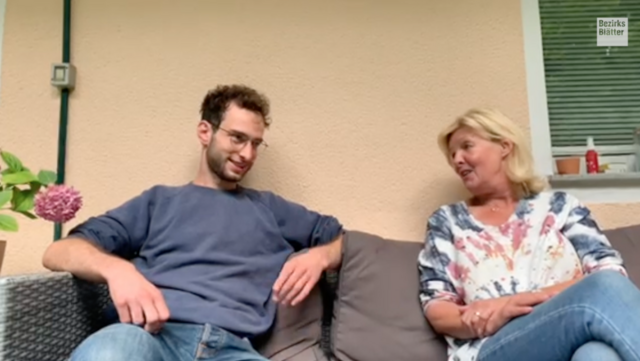 Martin (Freund von Nico Langmann) und Mama Gabi Langmann