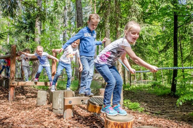 Spiel und Spaß für die ganze Familie in der Walderlebniswelt Klopeiner See. | Foto: Walderlebniswelt/Nicole Vogt