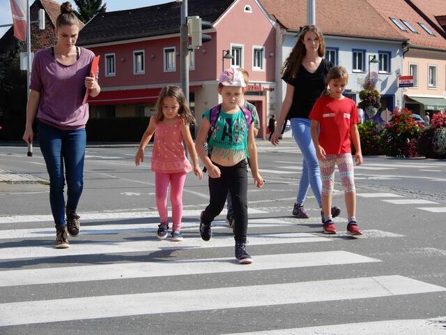 Der Schulweg sollte geübt werden, so wie hier in Knittelfeld. | Foto: Stadtgemeinde Knittelfeld