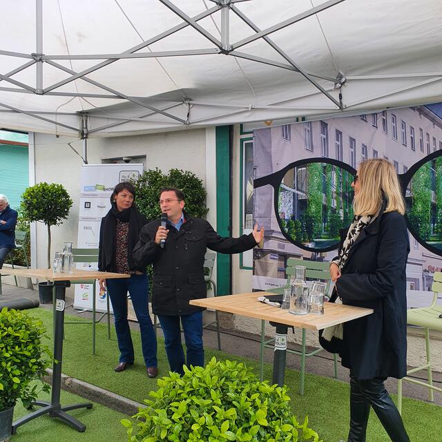 Die Präsentation der Ideen für eine Umgestaltung. | Foto: BV 12