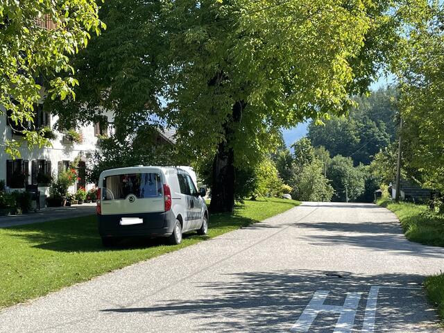 Seit 1. September steht das Mobile Radar in der Lindau gegenüber von der Bushaltestelle Hörhager zwischen dem Grabnerwirt und der Nussensee-Kreuzung.