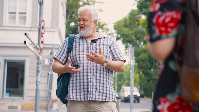 Die WOCHE spazierte mit dem Grazer Behindertenbeauftragten Wolfgang Palle durch Graz.  | Foto: KK