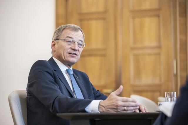 Thomas Stelzer ist seit 2017 Landeshauptmann in OÖ und schlägt am 26. September seine erste Wahl als amtierender Landeschef.